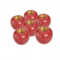 Decorative Artificial Apple Plastic Fruits Imitation Home Decor 6pcs Red F3I3 DS 190268123297  283063049486
